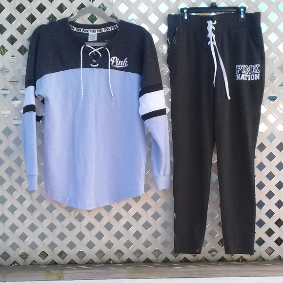 PINK Victoria's Secret LongSleeve Pullover/Joggers